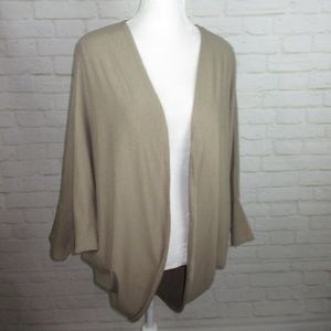 Wonderlush women's size XS/S Tan Cocoon Cardigan